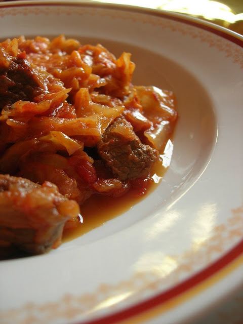 Kapuska Almost Turkish Recipes Cabbage Stew with Beef Etli Kapuska