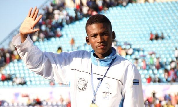 Karabo Sibanda Sibanda betters his time The Patriot on Sunday