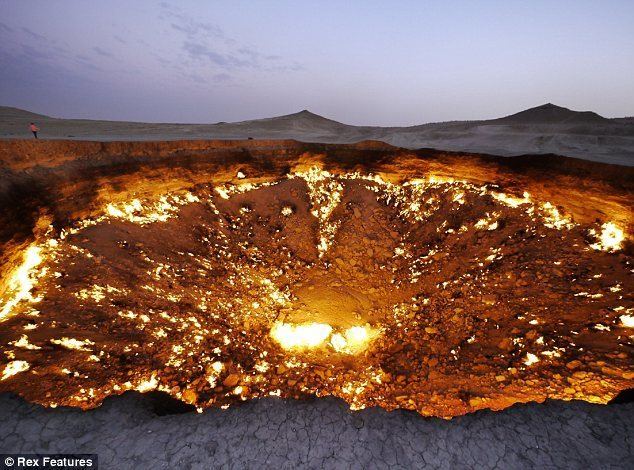 Karakum Desert Karakum Desert Giant hole known as 39The Door to Hell39 has been on