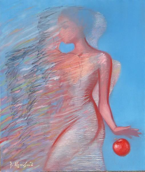 Karen Aghamyan Red Apple Painting By Karen Aghamyan gotartworkcom