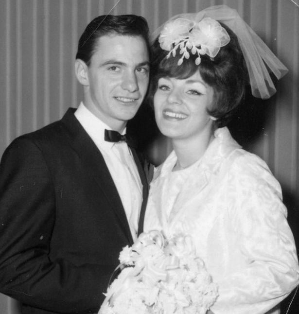 Karen Friedman Hill and Henry Hill on their wedding day