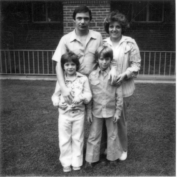 Karen Friedman Hill and Henry Hill with their children
