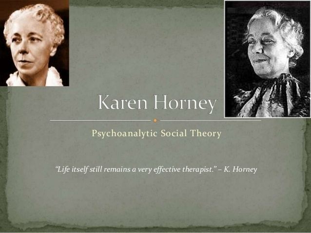 Karen Horney Karen horney