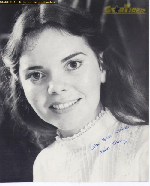 Karin Foley Karin Foley autograph collection entry at StarTiger