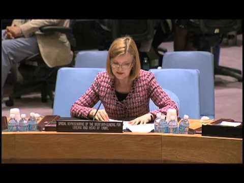 Karin Landgren SRSG Karin Landgren addresses the Security Council YouTube
