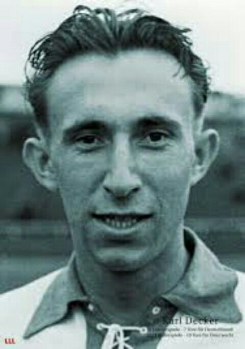 Karl Decker (footballer) Karl Decker of First Vienna FC Germany in 1942 1940s Football