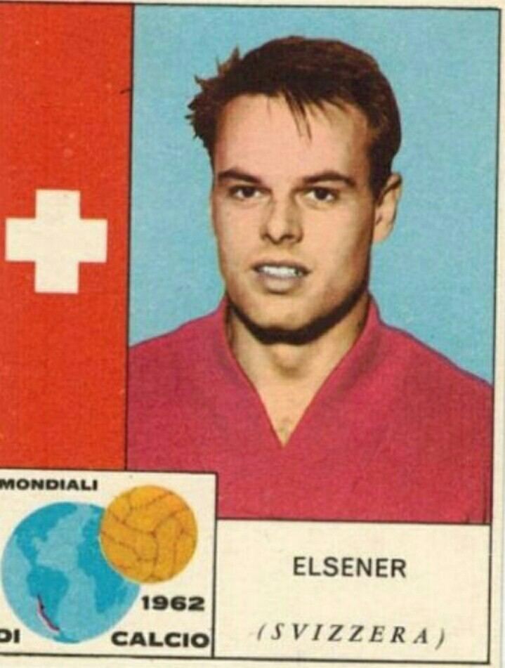 Karl Elsener (footballer) Karl Elsener of Switzerland 1962 World Cup Finals card 1962
