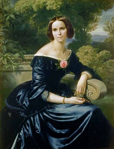 Karl Ferdinand Sohn Portrait of the Sophie Eugenie baroness Carl Ferdinand