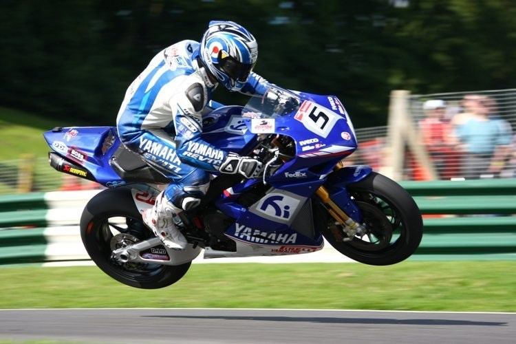 Karl Harris Cadwell Park British Superbikes Karl Harris has another painful