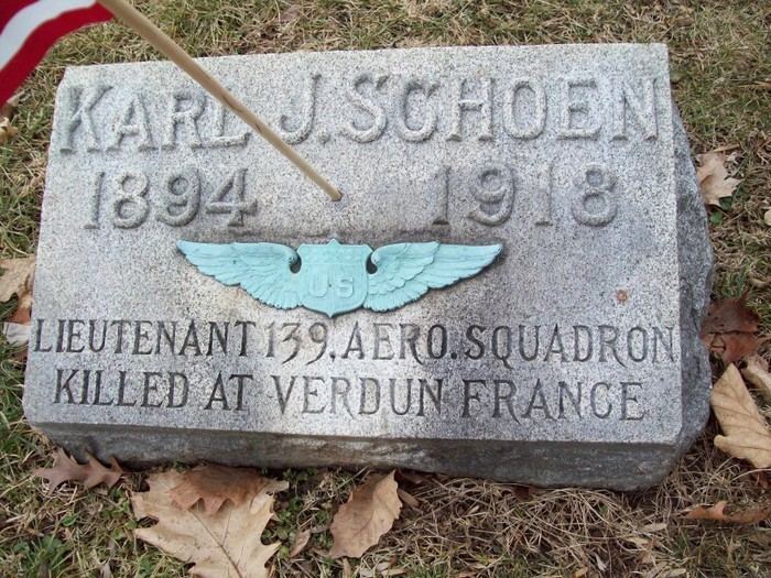 Karl John Schoen 1LT Karl John Schoen 1894 1918 Find A Grave Memorial