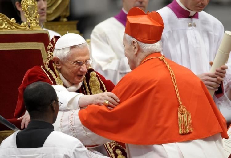 Karl Josef Becker Pope Benedict XVI installs new Italian Cardinal Giuseppe