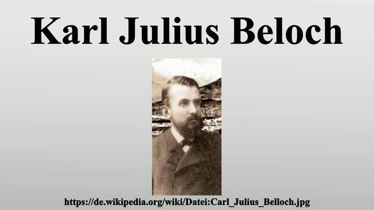 Karl Julius Beloch Karl Julius Beloch YouTube