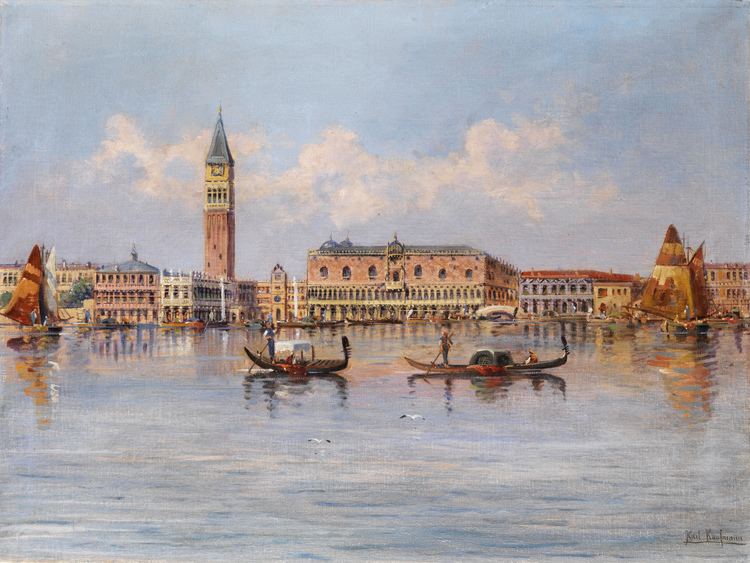 Karl Kaufmann (painter) FileKarl Kaufmann Ansicht von Venedig Dogenpalastjpg Wikimedia