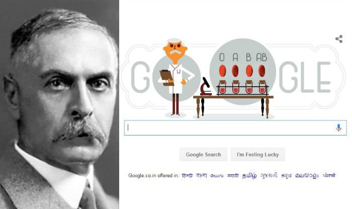 Karl Landsteiner Google Doodle commemorates birth anniversary of ace physician Karl