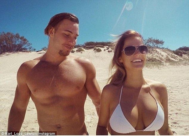 Karl Lawton Karl Lawton one half of the hottest couple in NRL with model