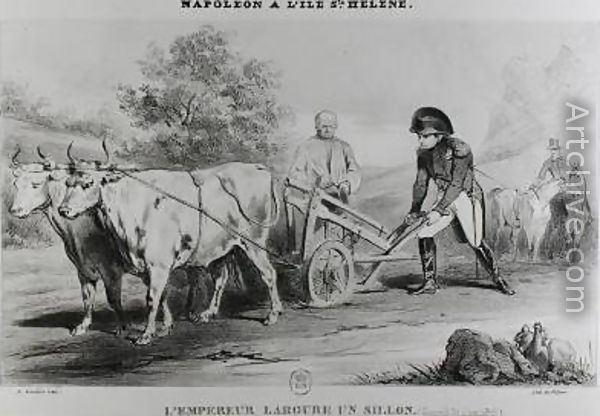 Karl Loeillot Napoleon 17691821 on St Helena reproduction by Karl Loeillot