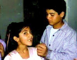 Karnesh Sharma Anushka Sharma childhood pictures with her Brother Karnesh Sharma