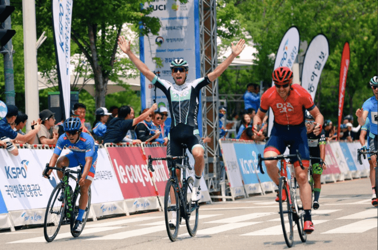 Karol Domagalski KAROL DOMAGALSKI WINS STAGE 3 AT THE TOUR OF KOREA ONE Pro Cycling