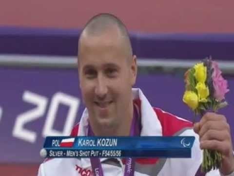 Karol Kozun Karol Kozun ceremonia wreczenia srebrnego medalu Paraolimpiada