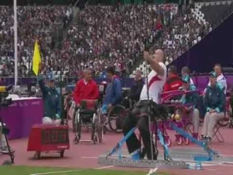 Karol Kozun Karol Kozun pchniecie kula Paraolimpiada Londyn 2012 YouTube