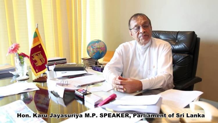 Karu Jayasuriya Hon Karu Jayasuriya M P SPEAKER Parliament of Sri Lanka YouTube