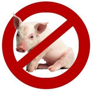 No pork sign