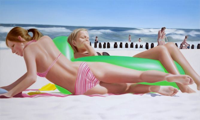 Kasia Domanska Summer39s Last Gasp Kasia Domaska39s Beach Party Paintings