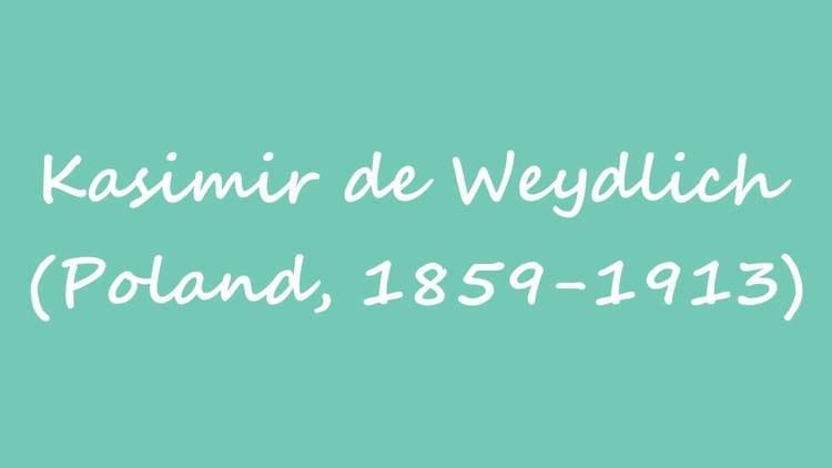 Kasimir de Weydlich OBM Chess Player Kasimir de Weydlich Poland 18591913 YouTube