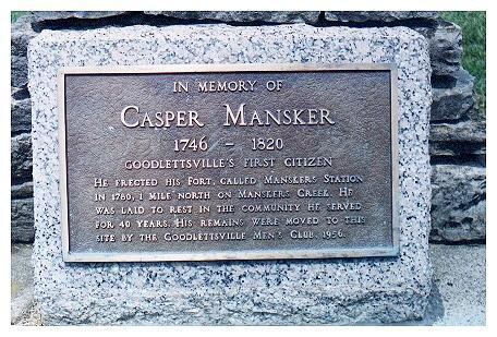 Kasper Mansker Kasper Mansker 1746 1820 Find A Grave Memorial