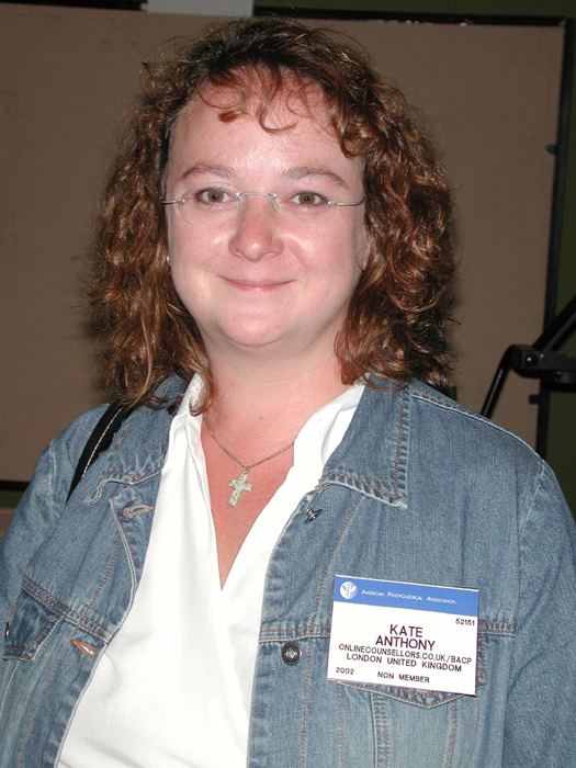 Kate Anthony ISMHO at APA 2002