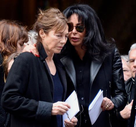 Kate Barry French stars turn out for funeral of Kate Barry The Local