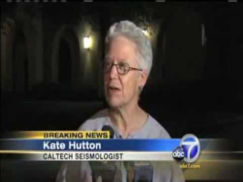 Kate Hutton Minuteslong Earthquake Registers 57 11 Clock News ABC7 HDwmv
