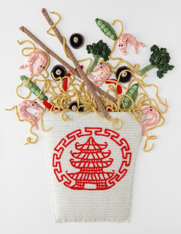 Kate Jenkins Crocheted Food Art by Kate Jenkins