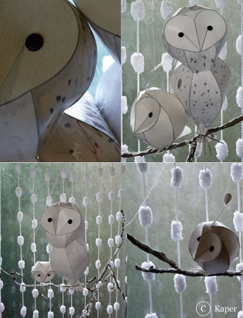 Kate Kelly (sculptor) My Owl Barn Kate Kelly Paper Sculpture