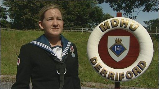 Kate Nesbitt BBC NEWS UK England Devon Navy woman awarded