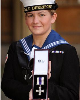 Kate Nesbitt Medic Kate Nesbitt first Royal Navy woman to get Military Cross