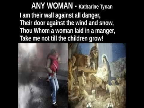 Katharine Tynan ANY WOMAN Poem by Katharine Tynan YouTube