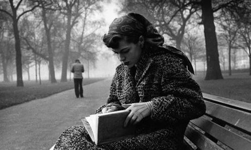 Katharine Whitehorn Bert Hardy Katharine Whitehorn in Hyde Park 1956 Women