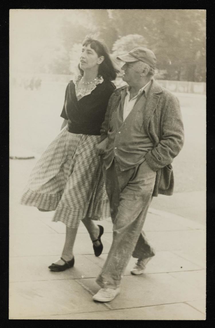 Kathleen Garman Photograph of Jacob Epstein and Kathleen Garman Anonymous 1952