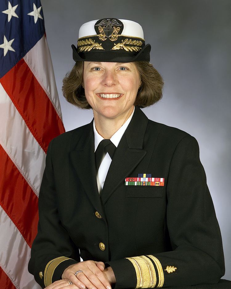 Kathleen L. Martin Portrait Rear Admiral RADM upper half Kathleen L Martin US