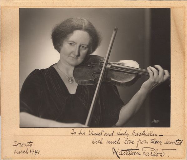 Kathleen Parlow Kathleen Parlow violinist and teacher 18901963 Library and