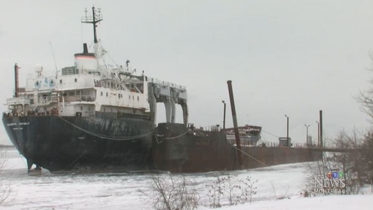 Kathryn Spirit Quebec mayor worries abandoned ship could leak oil into St Lawrence