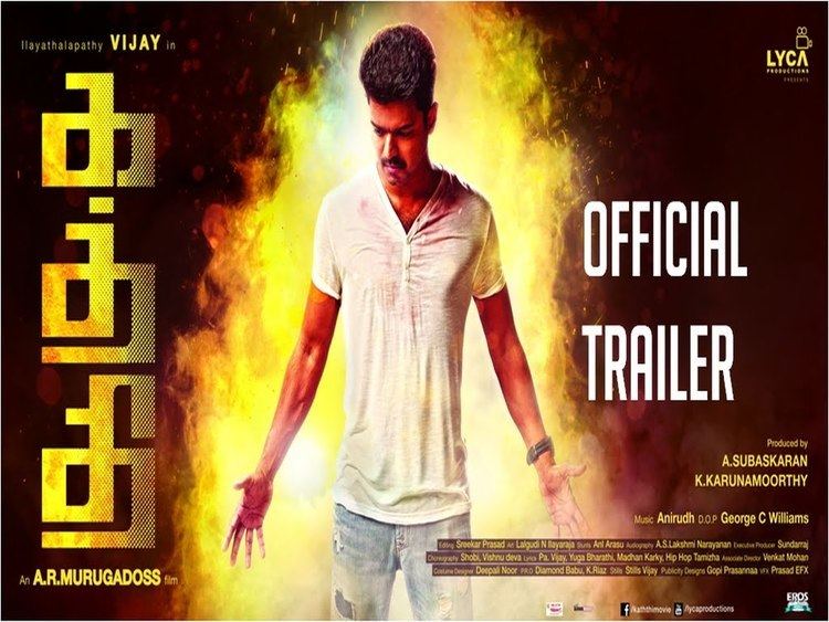 Kaththi Kaththi Trailer Vijay Samantha ARMurugadoss Anirudh