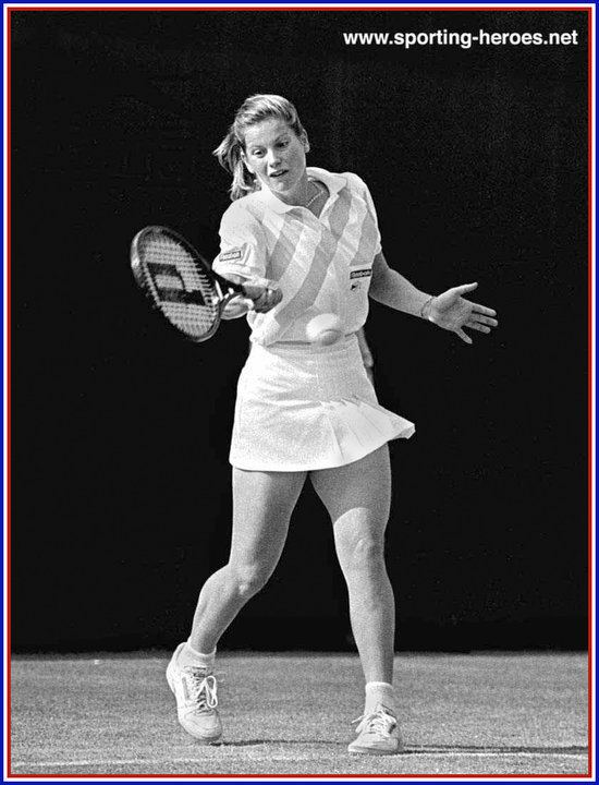 Kathy Rinaldi RINALDISTUNKEL Kathy Wimbledon 1985 Semifinalist USA