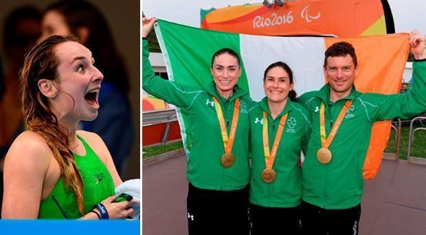 Katie-George Dunlevy Paralympic GOLD medals for Irish cyclists Eoghan Clifford Katie