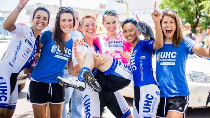 Katie Hall (cyclist) Katie Hall and the UHC Pro Cycling take overall Victory at 2016 Tour