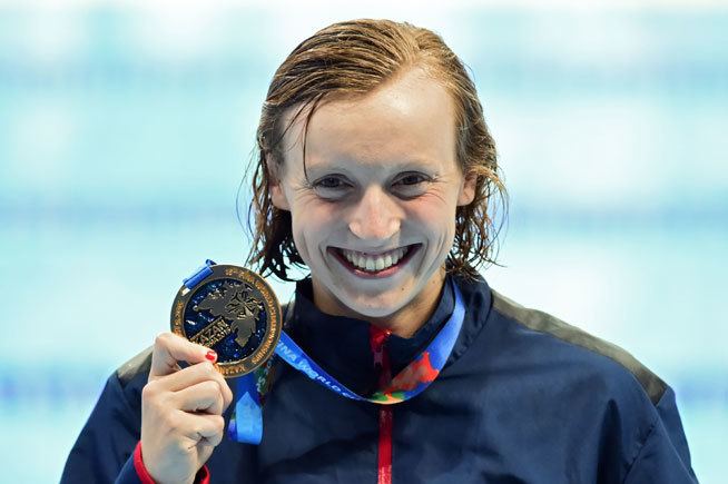 Katie Ledecky Katie Ledecky wins 5th gold at worlds with worldrecord