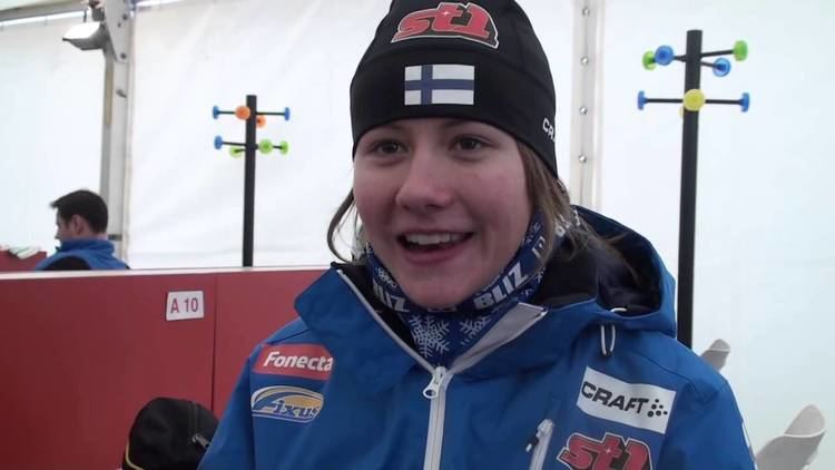 Katri Lylynperä Nuorten MMkilpailut Katri Lylynper sprintin jlkeen YouTube