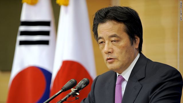 Katsuya Okada Japan apologizes for colonial rule of Korea CNNcom