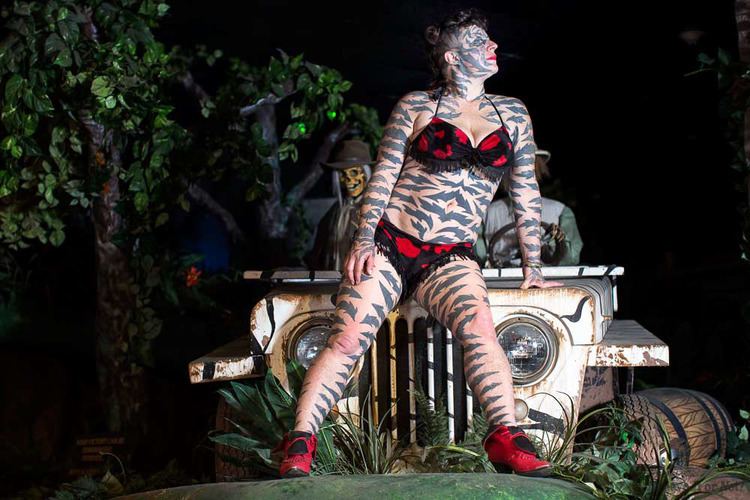 Katzen (performer) Tiger Woman Katzen is Tattooed Head to Toe